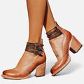 Ancient World | Women's Heeled Sandals – Timeless Craftsmanship and Everyday Elegance