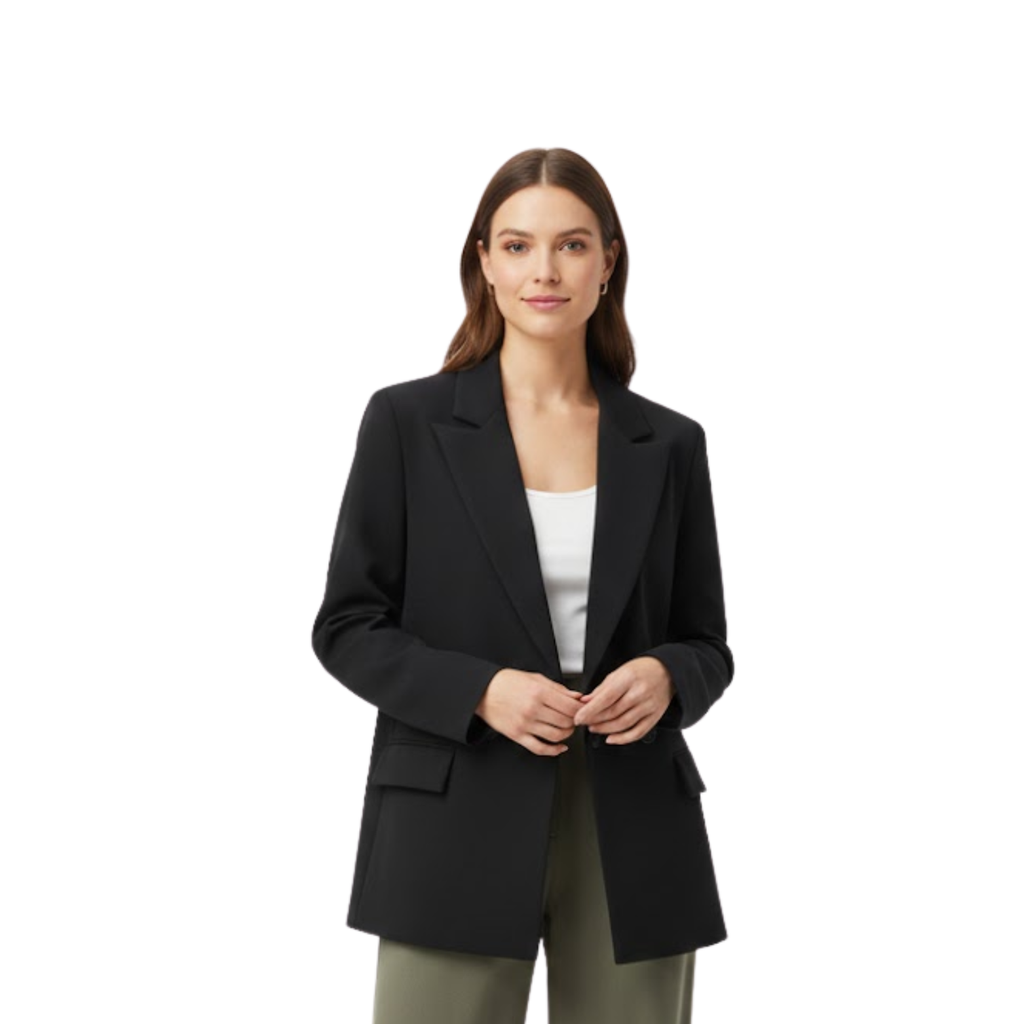 Vintage Women's Double-Breasted Blazer for the Office