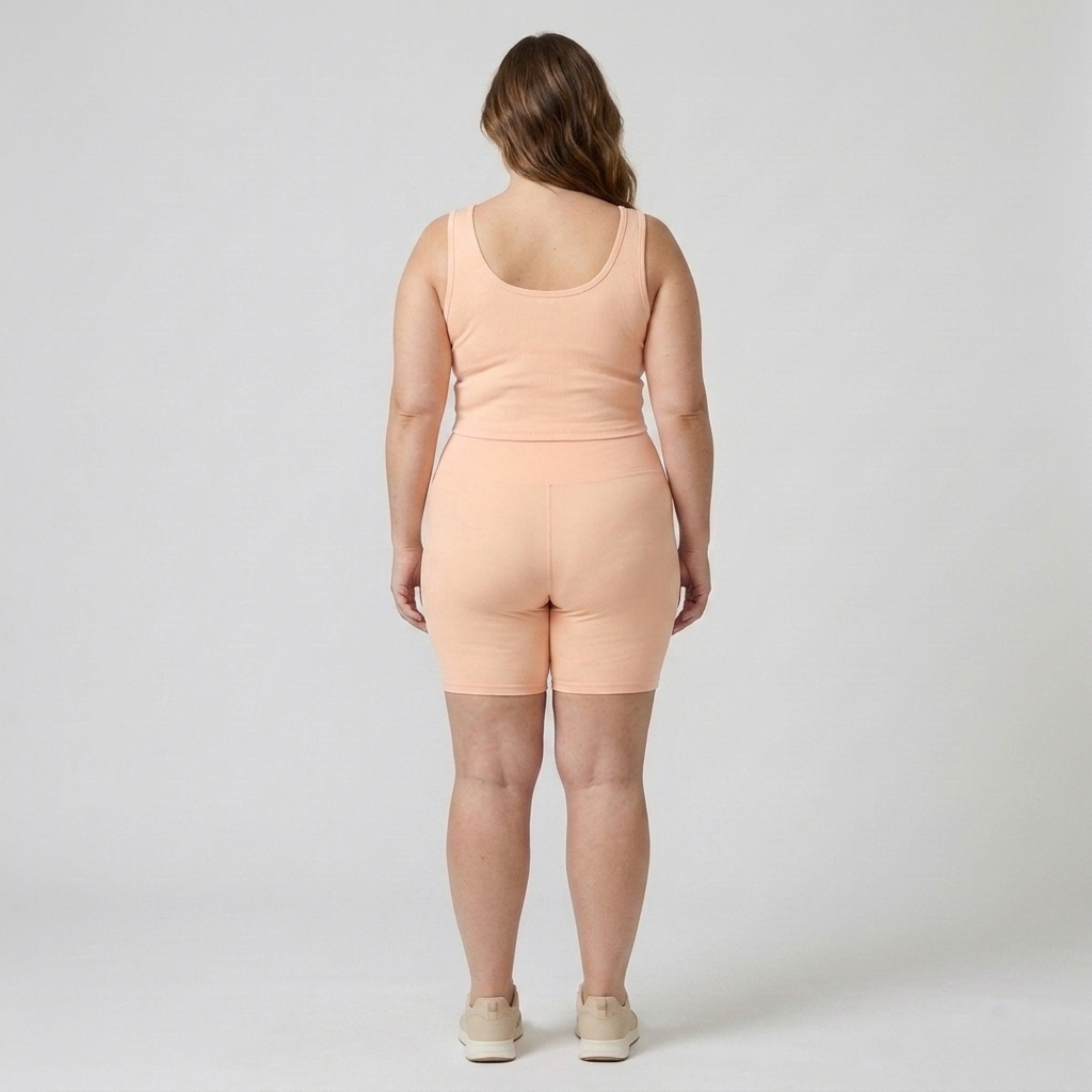Plus Size High-Waisted Shaping Cycling Shorts