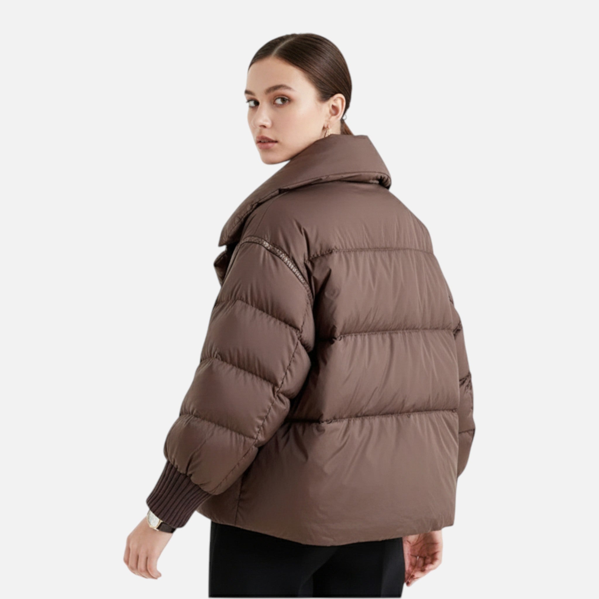 Ancient World | Women's Down Jacket 90% Down with Removable Sleeves