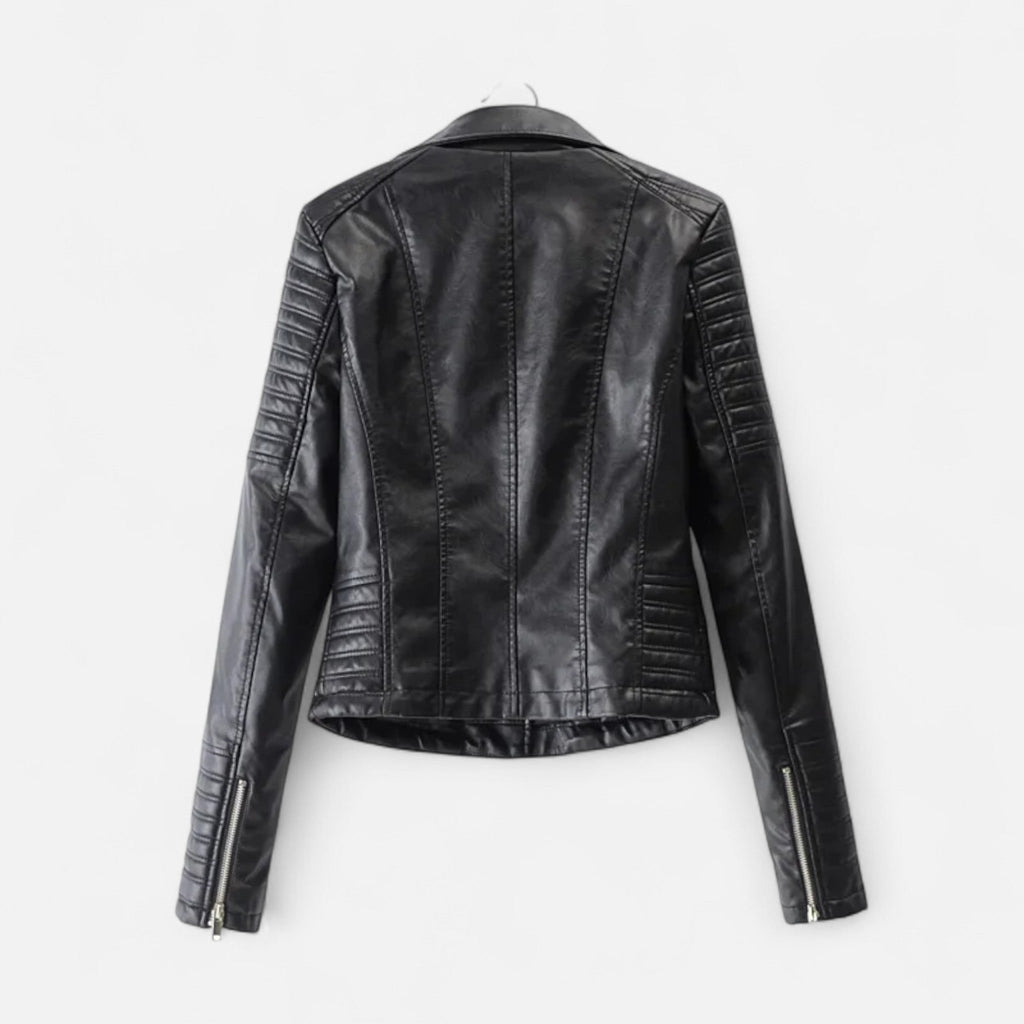 Ancient World | Timeless Women's Leather Biker Design Jacket