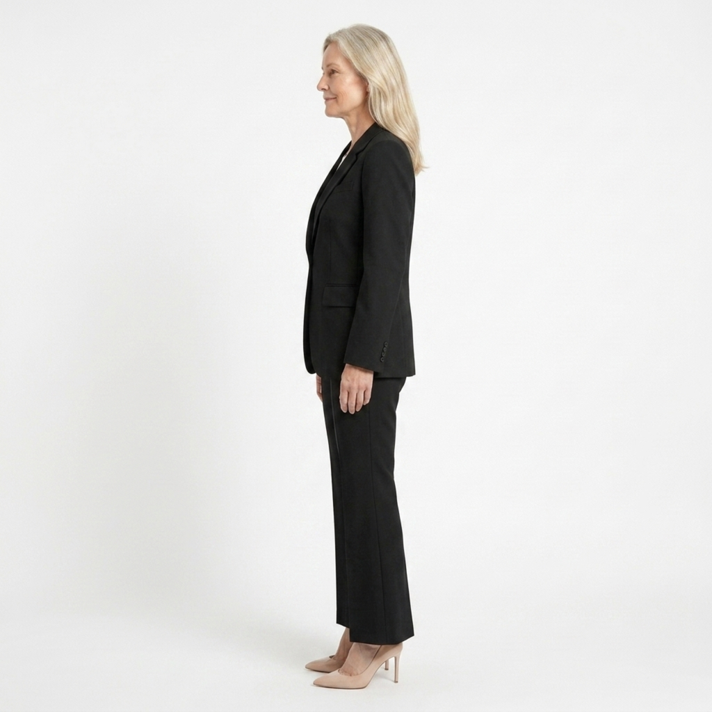 Women's suit jacket and pants — slim fit two-piece — formal