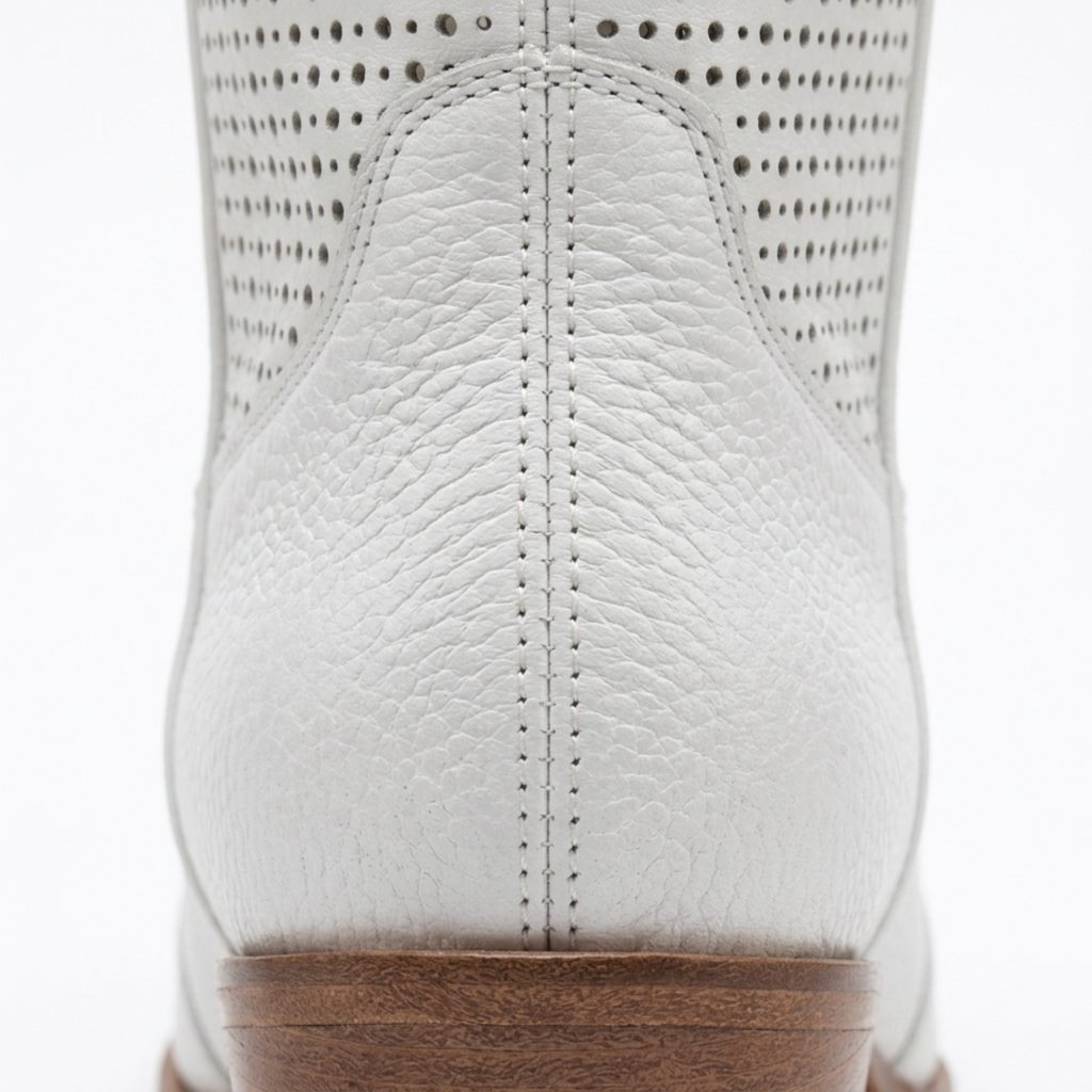 Women's cowboy ankle boots — leather — mid-calf — daily use