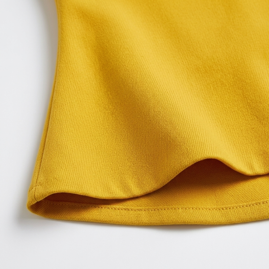 Short crop top for women in linen — strapless — beach