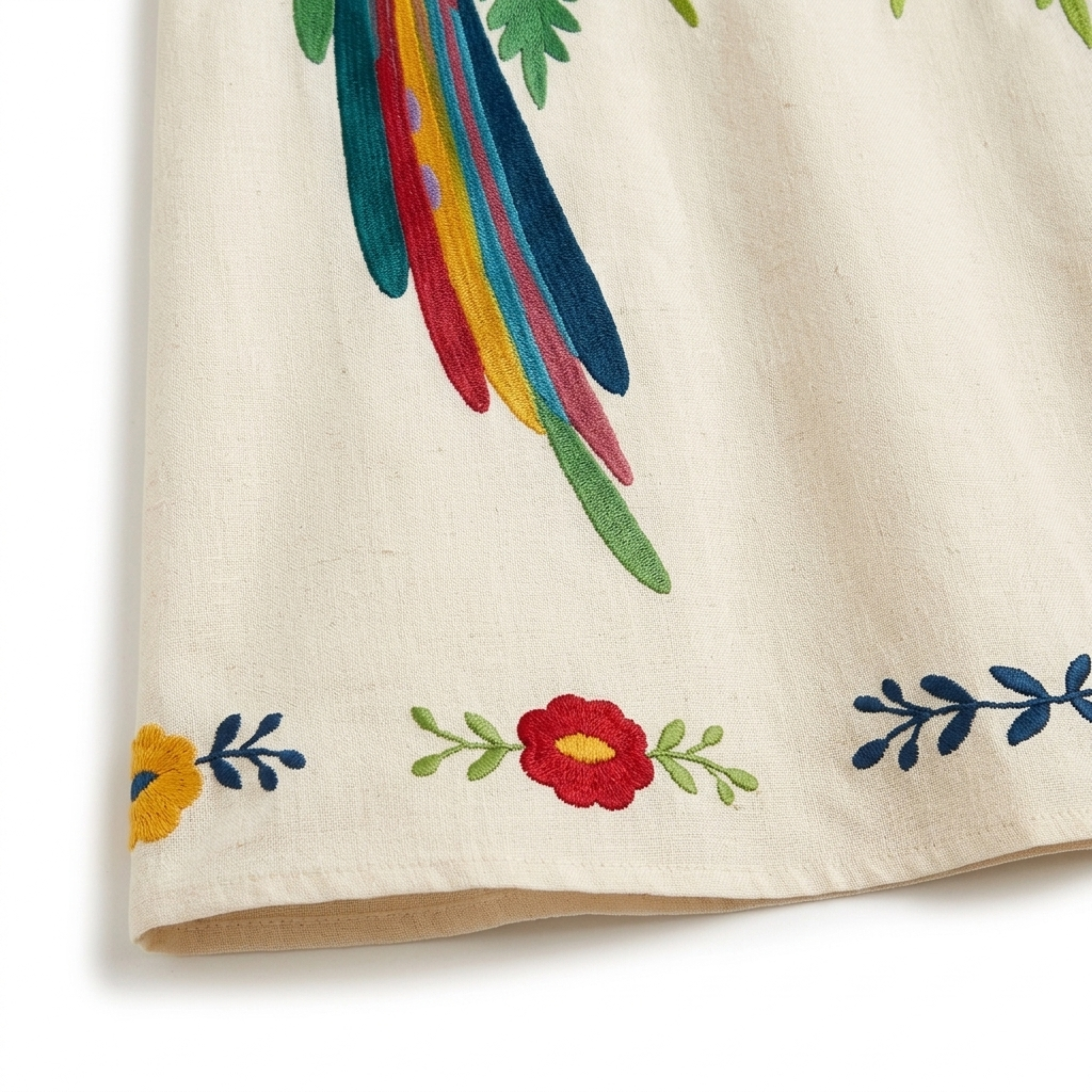 Crop top and long skirt set — tropical print — summer vacation
