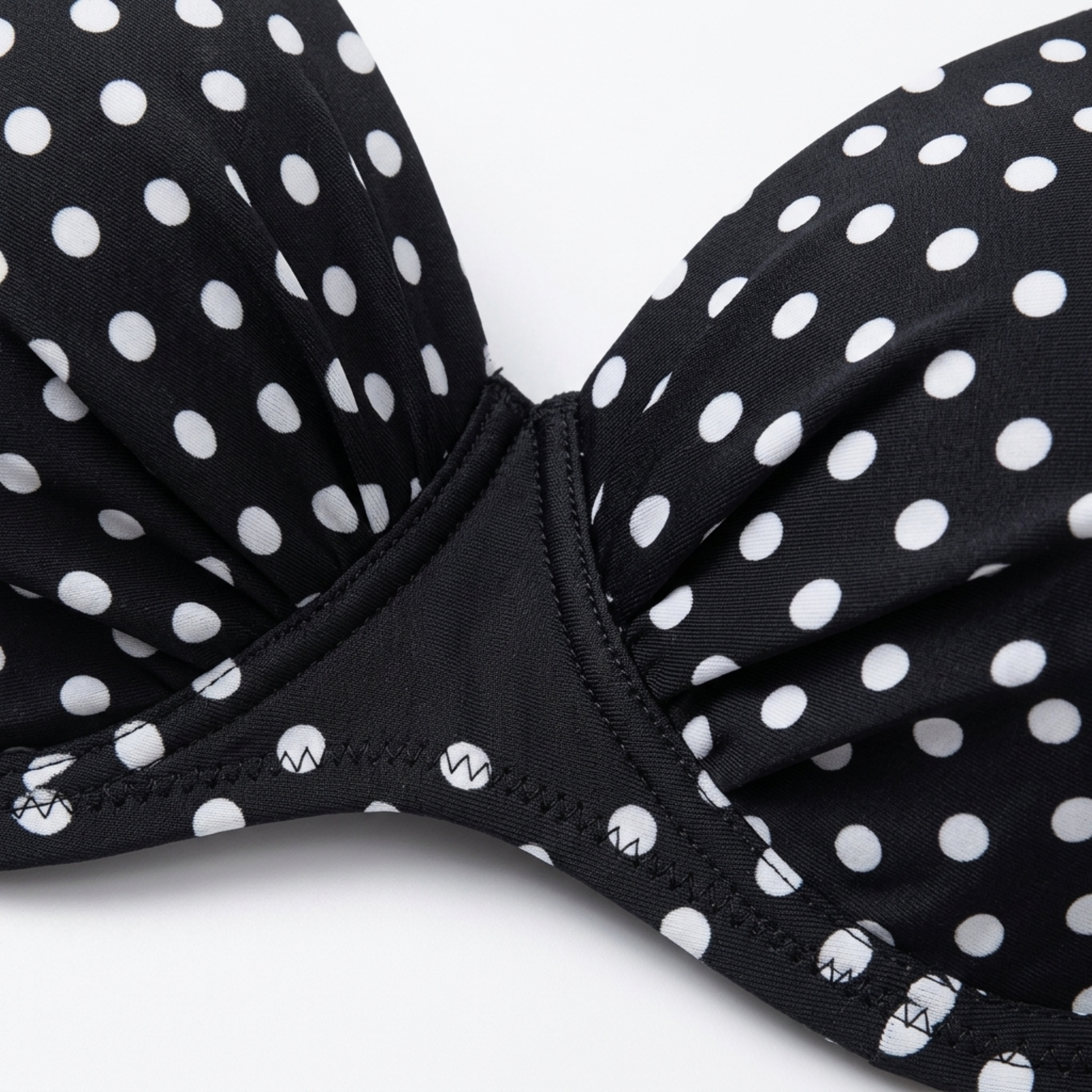 Plus Size Two-Piece Swimsuit for Women High-Waisted Polka Dot Bikini