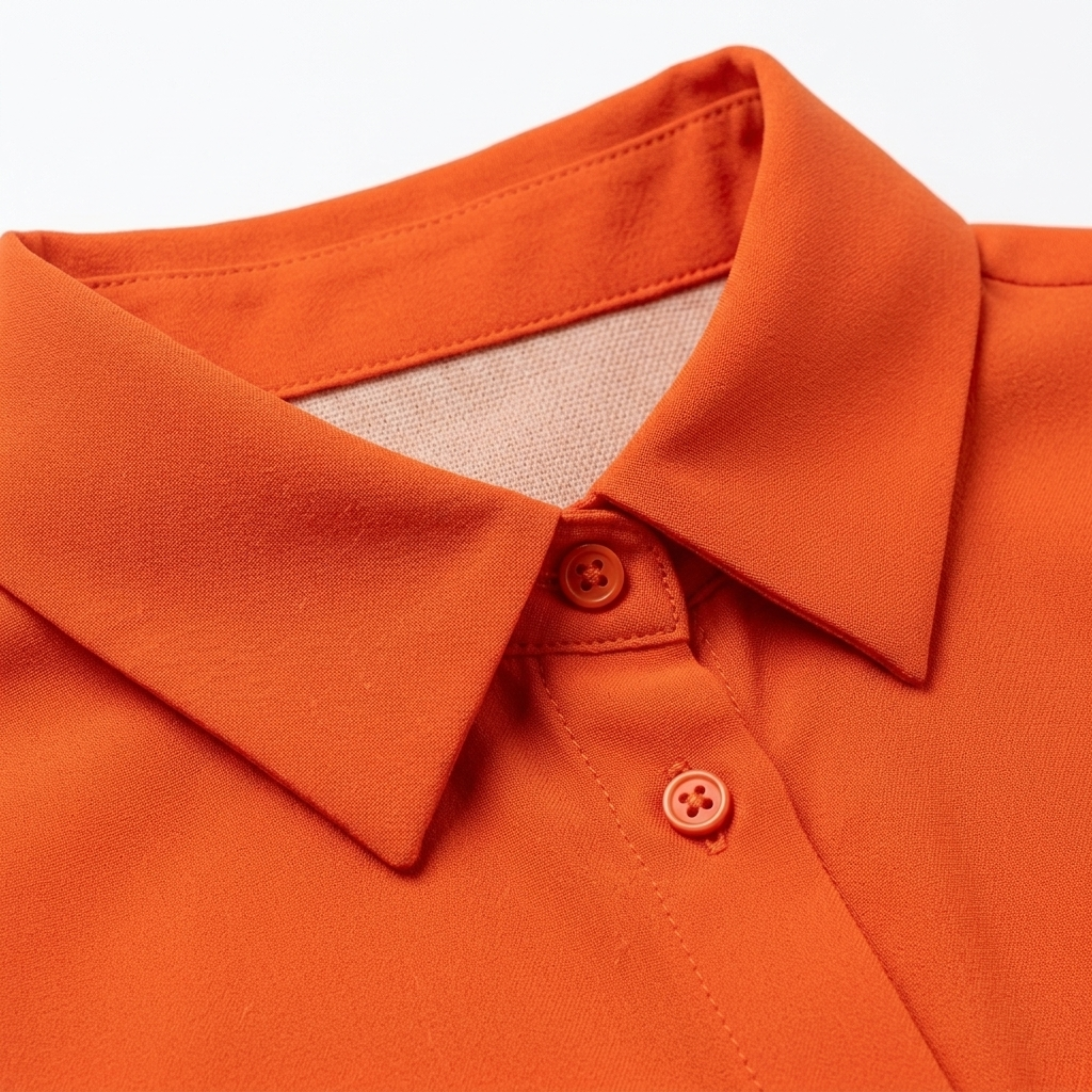 Women's fluid silk blouse — V-neck — office and evening