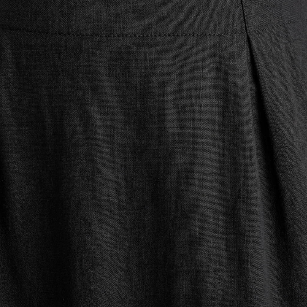 Long satin maxi skirt — high waist straight cut — evening wear
