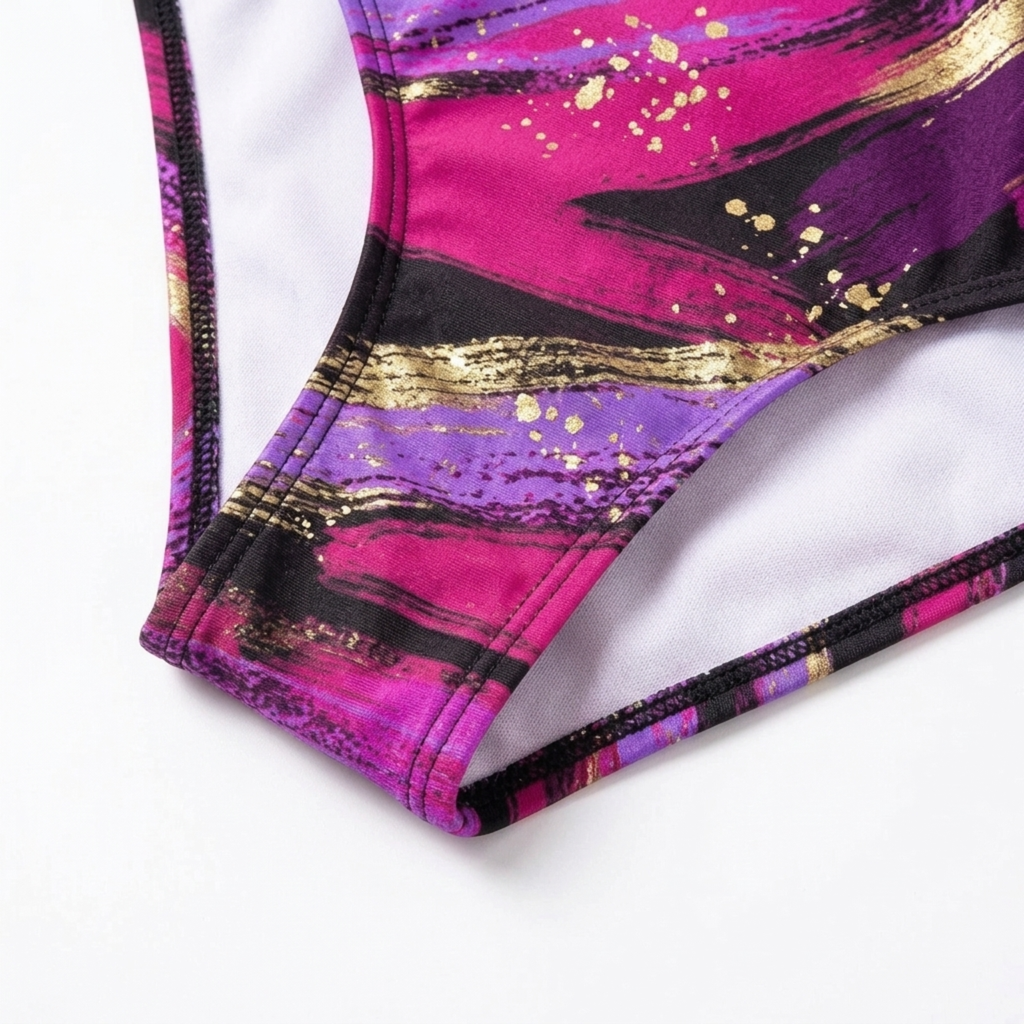 Women's swimsuit — shaping square neckline — holidays and pool