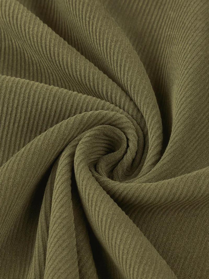 Corduroy Maternity Vest with Buttons