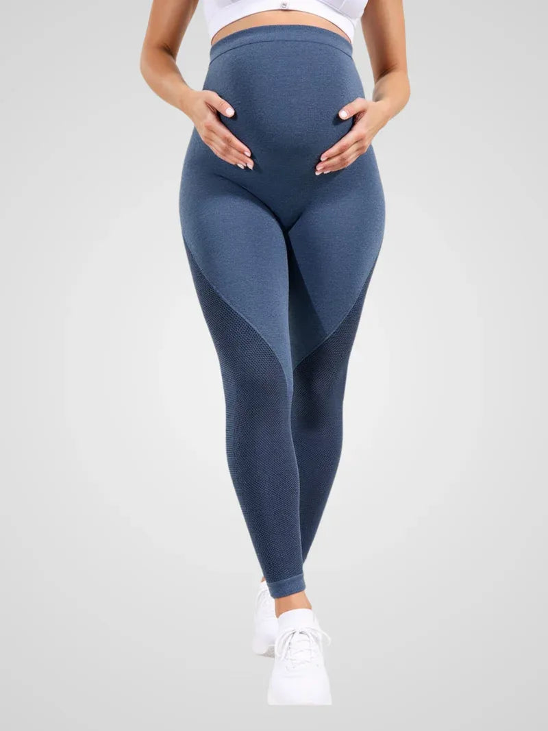 Maternity leggings with abdominal support