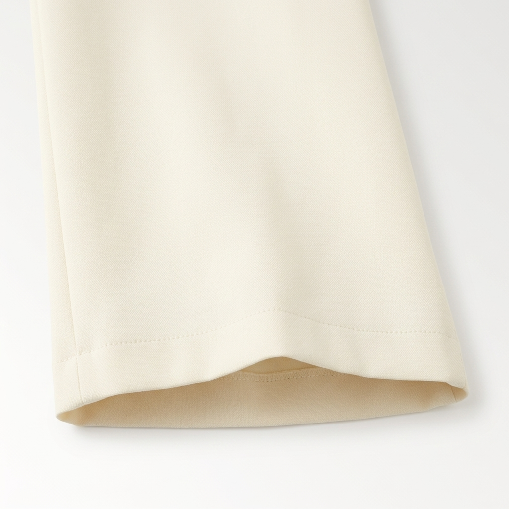 Women's wide-leg pants set — structured sleeveless top — mid-season