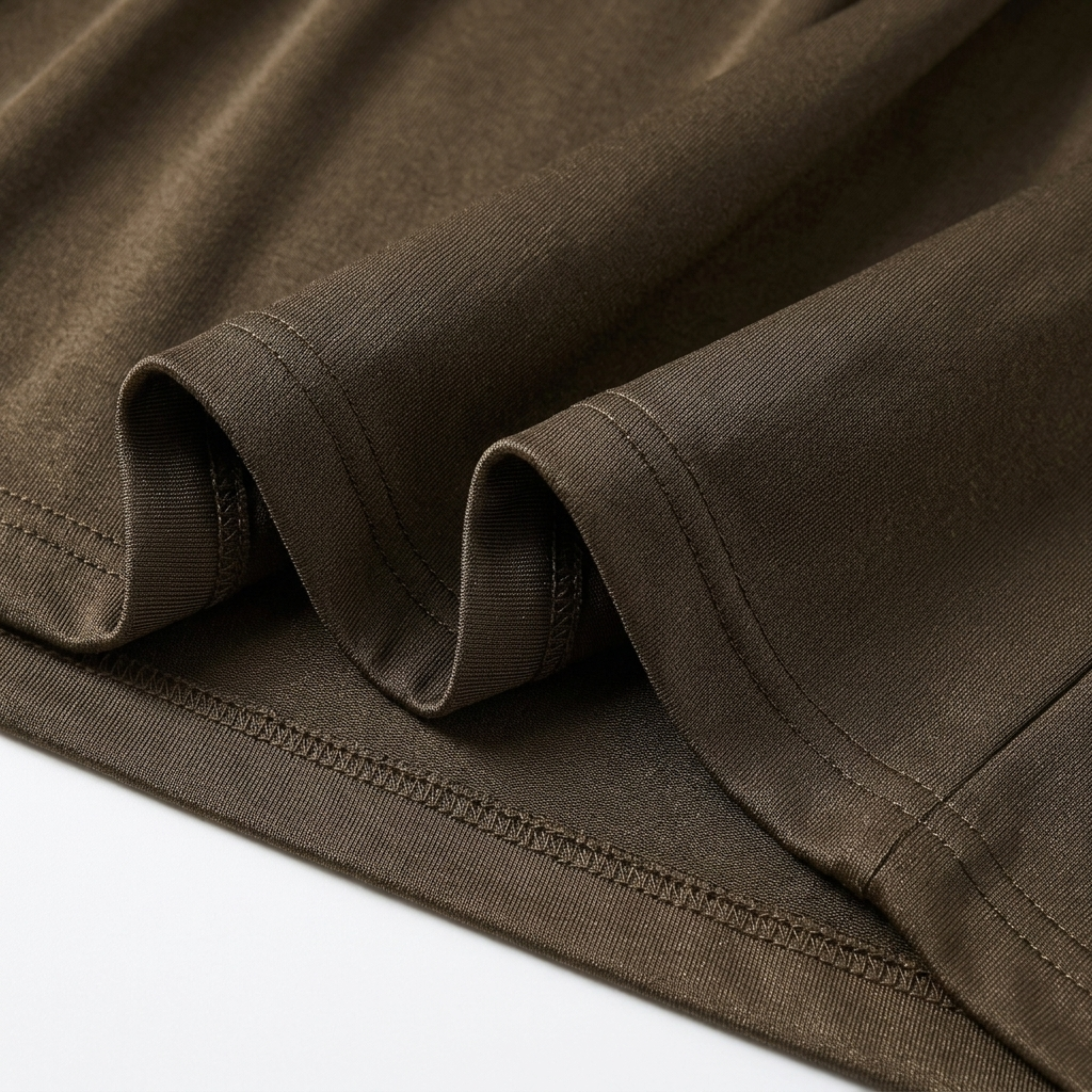 Wide large size pants for women with elastic draped fluid waist