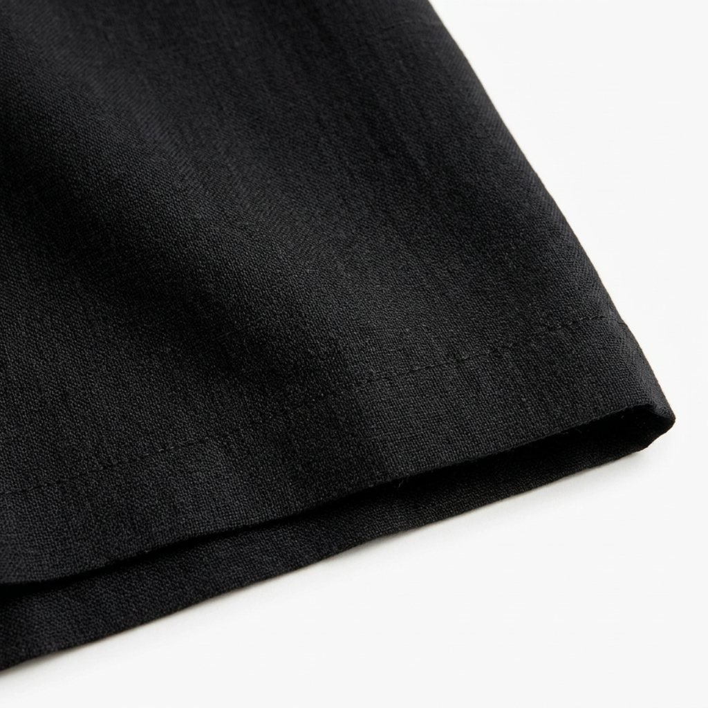 Long satin maxi skirt — high waist straight cut — evening wear