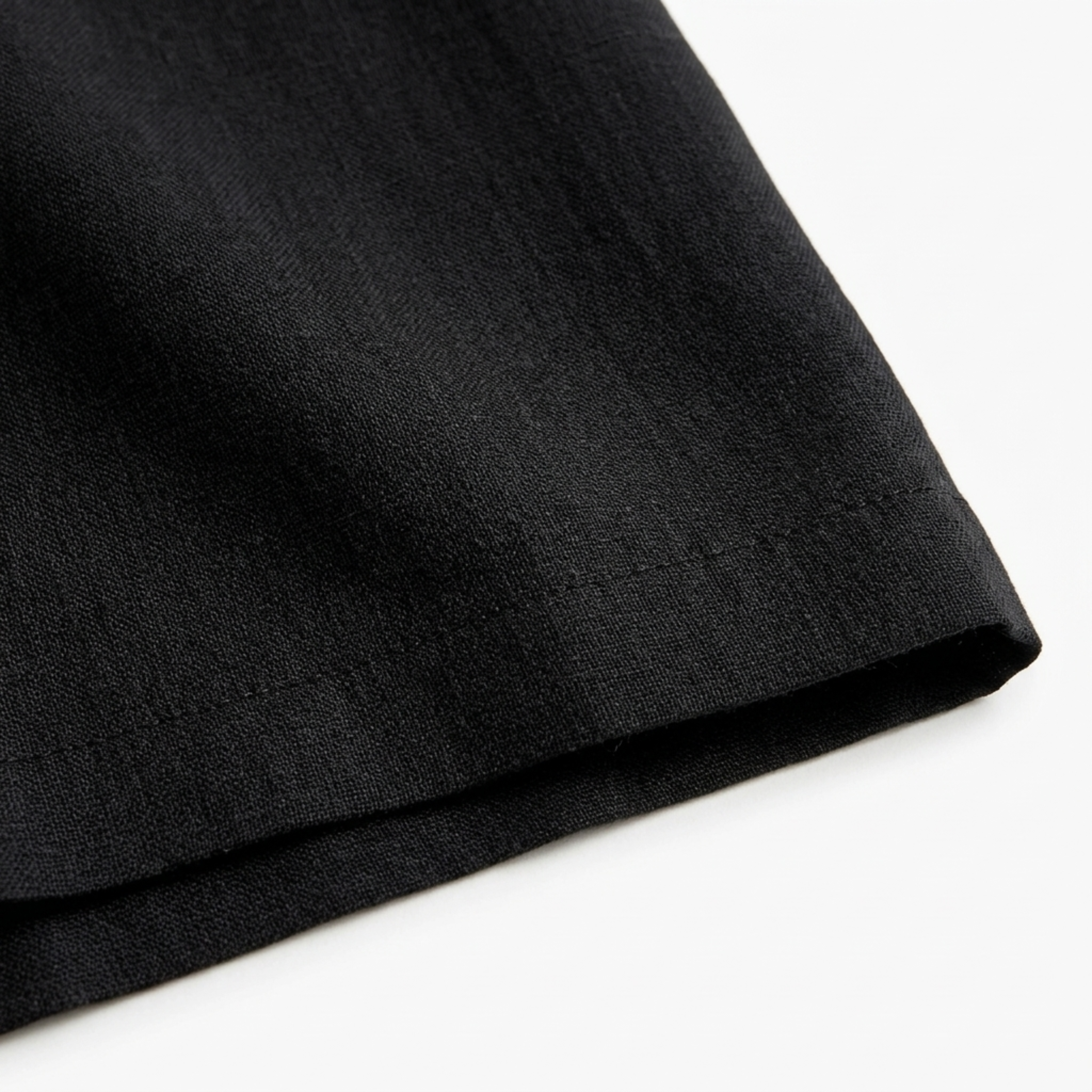 Long satin maxi skirt — high waist straight cut — evening wear