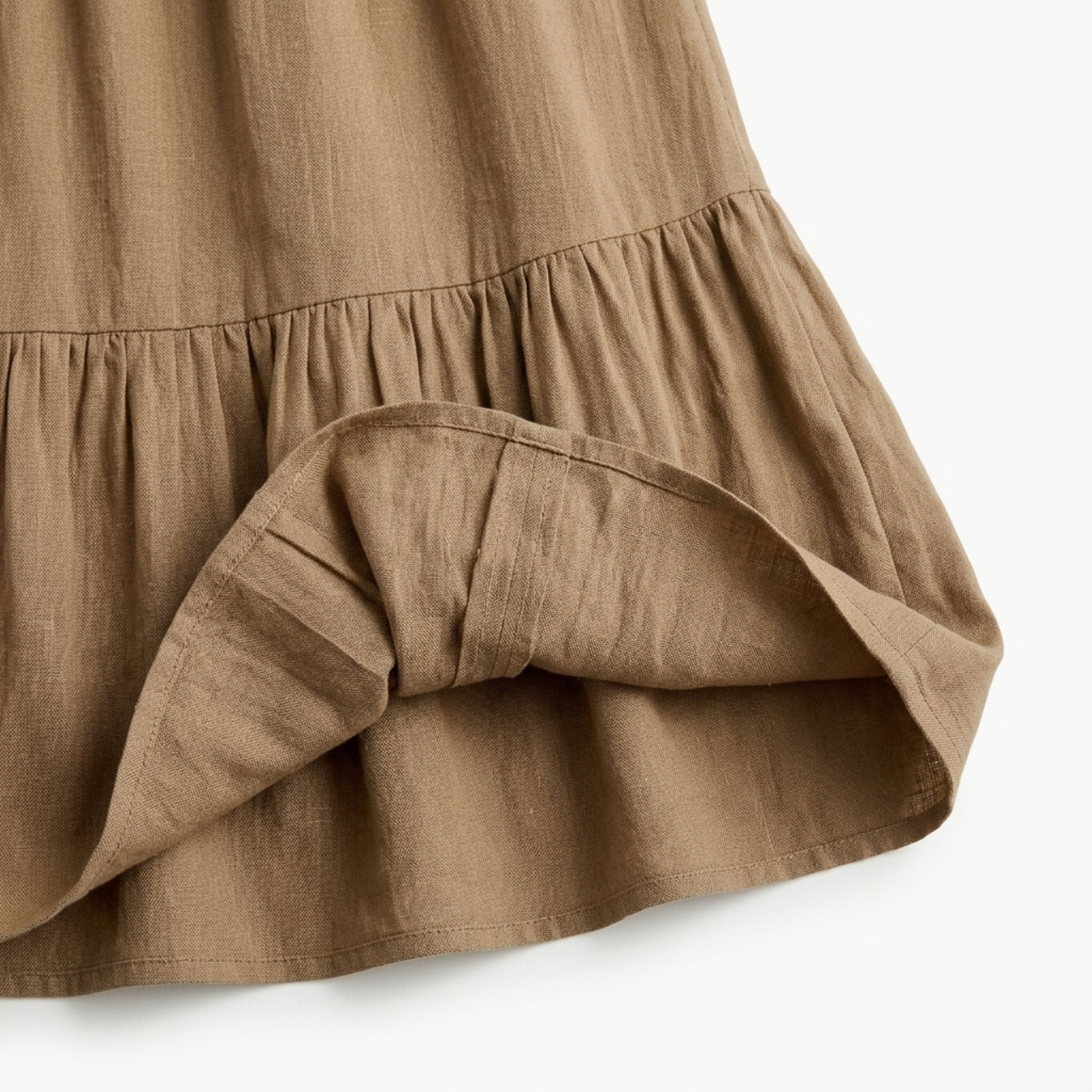 Women's crop top and long skirt set — flowing silhouette — beach
