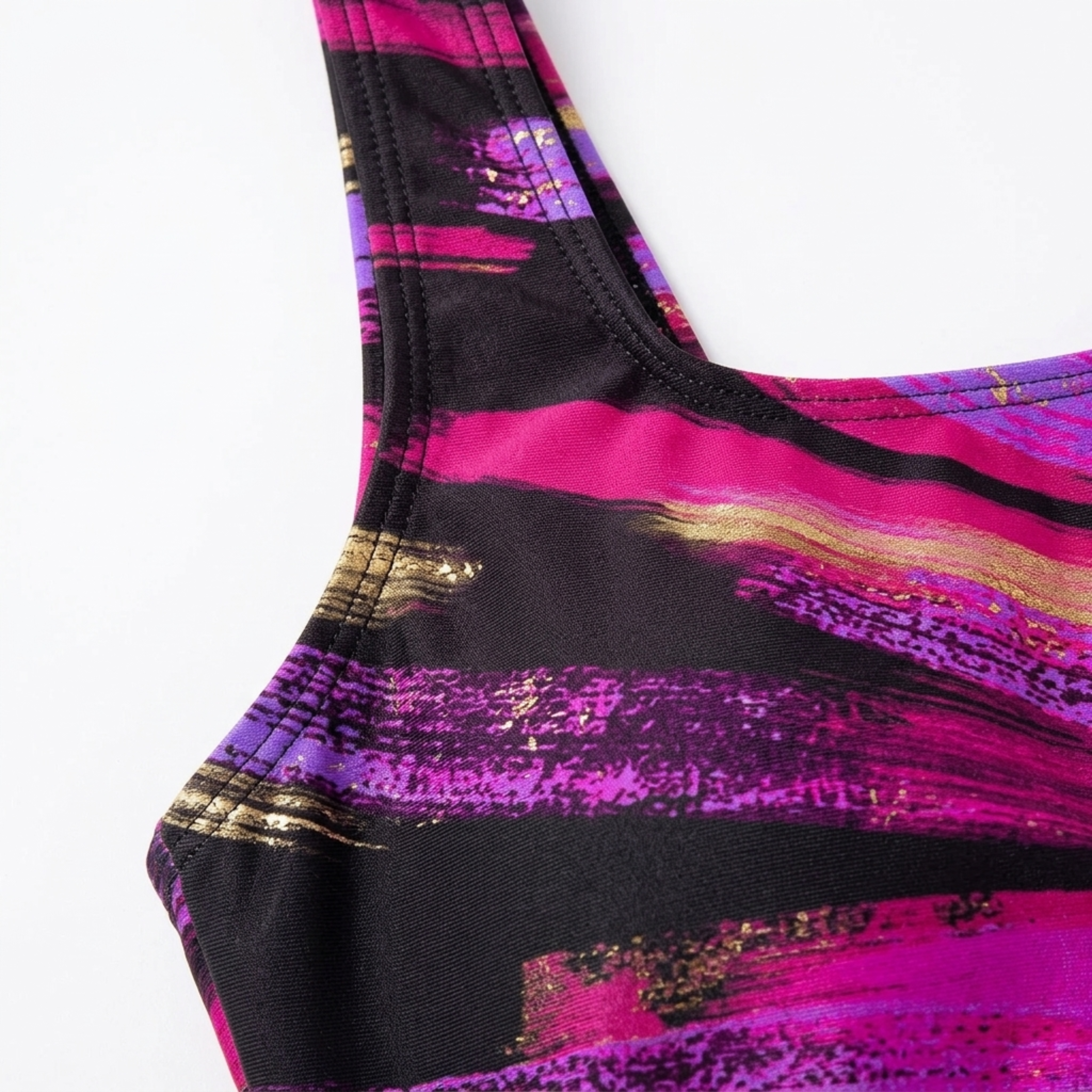 Women's swimsuit — shaping square neckline — holidays and pool