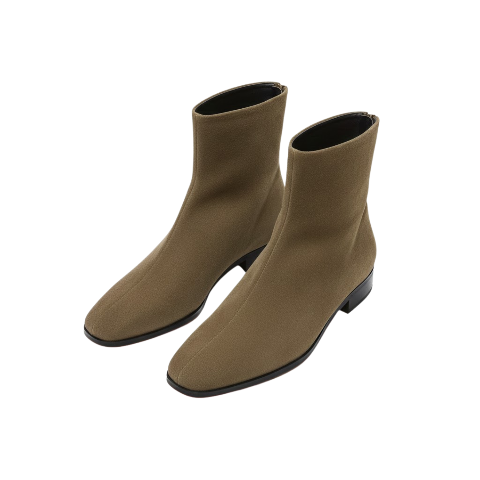 Elegant Women's Ankle Boots with High Heel and Square Toe