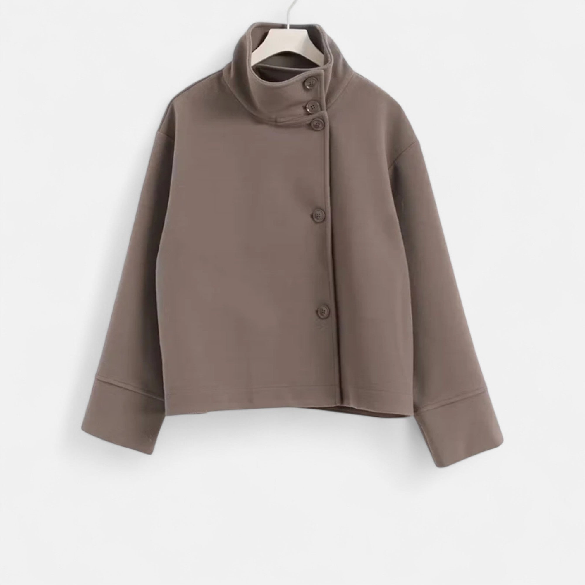 Ancient World | Women's Short Coat High Collar Chic