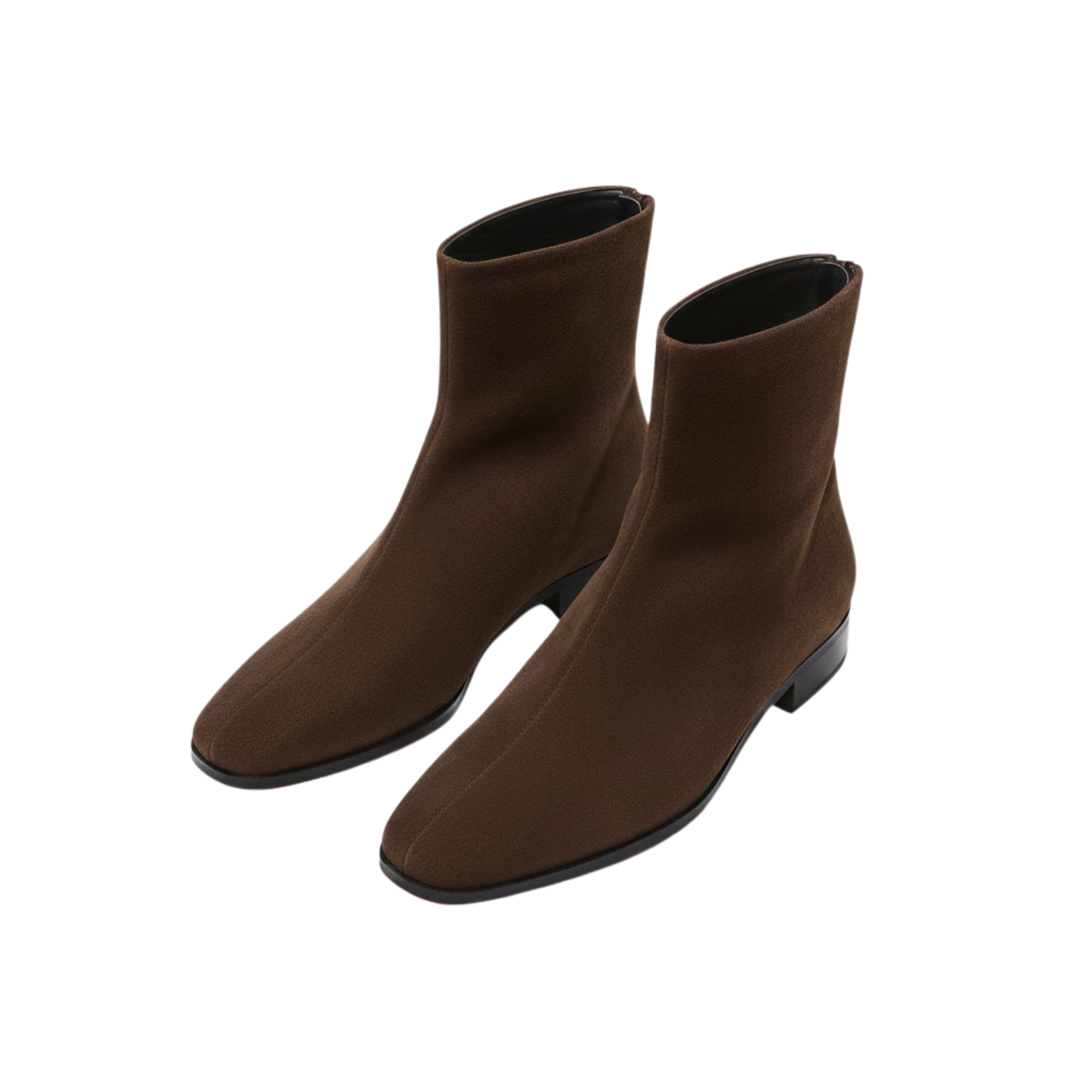 Elegant Women's Ankle Boots with High Heel and Square Toe