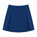 High-waisted mini skirt-shorts for women with built-in shorts and high stretchability