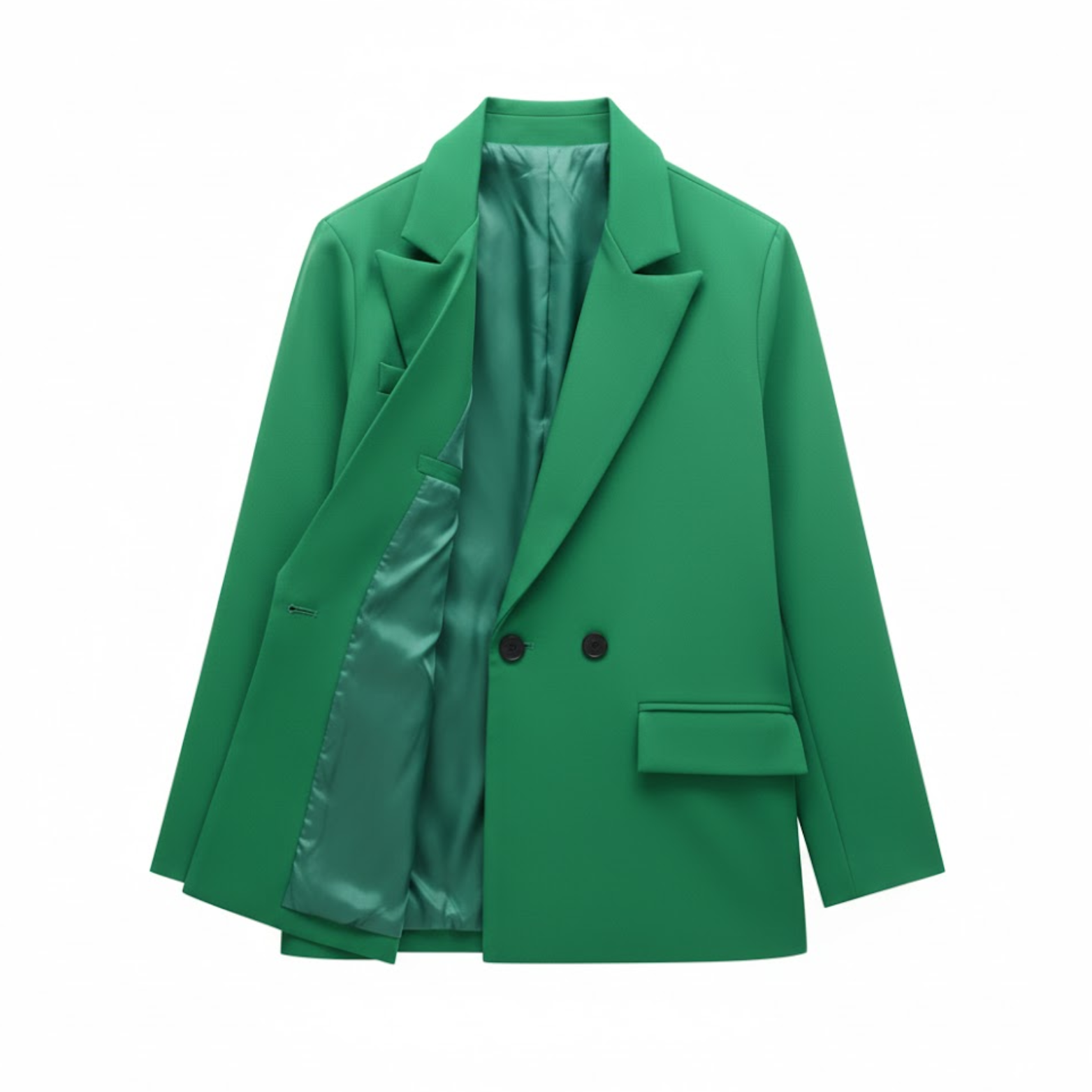 Vintage Women's Double-Breasted Blazer for the Office