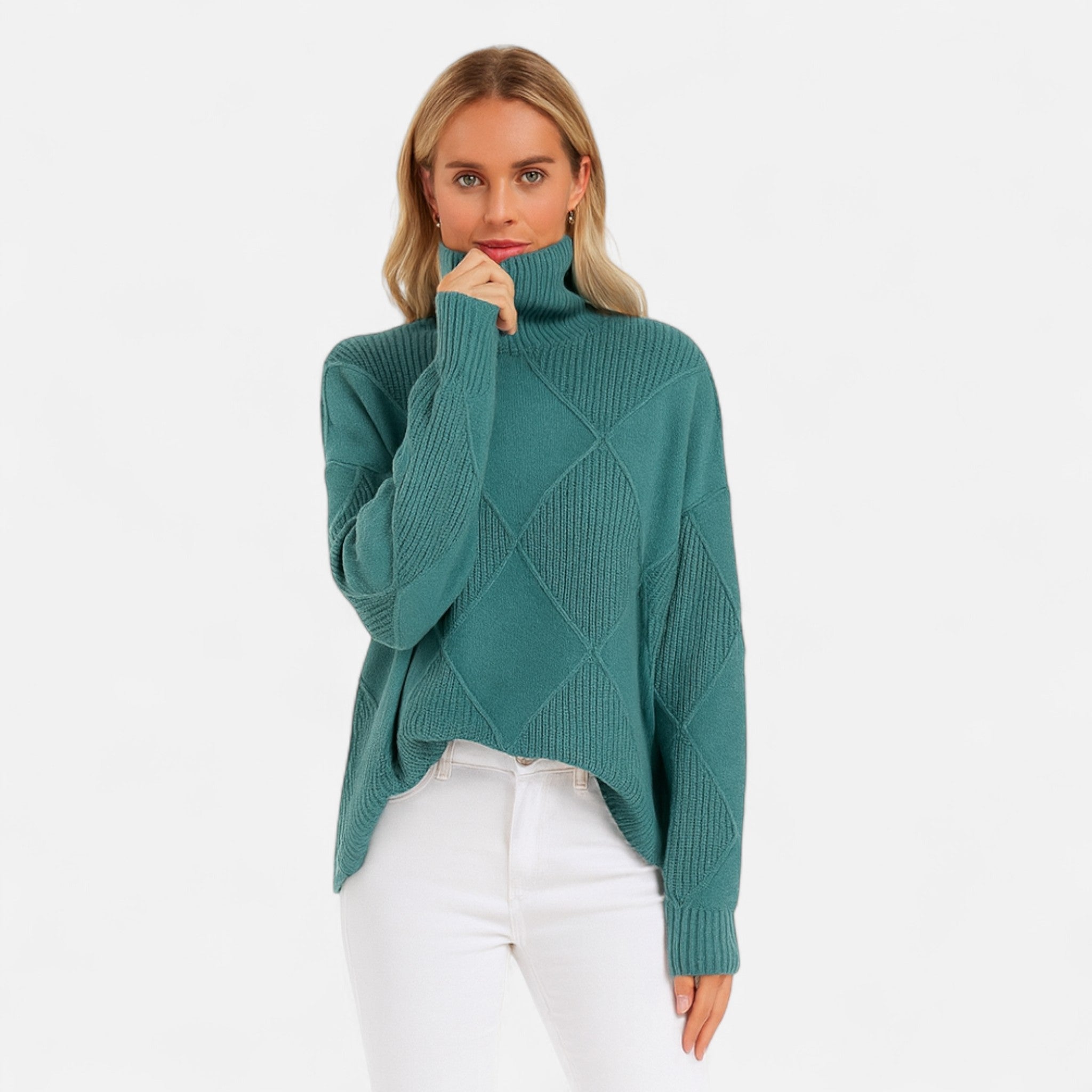 Ancient World | Women's Soft Premium Knit Turtleneck Sweater
