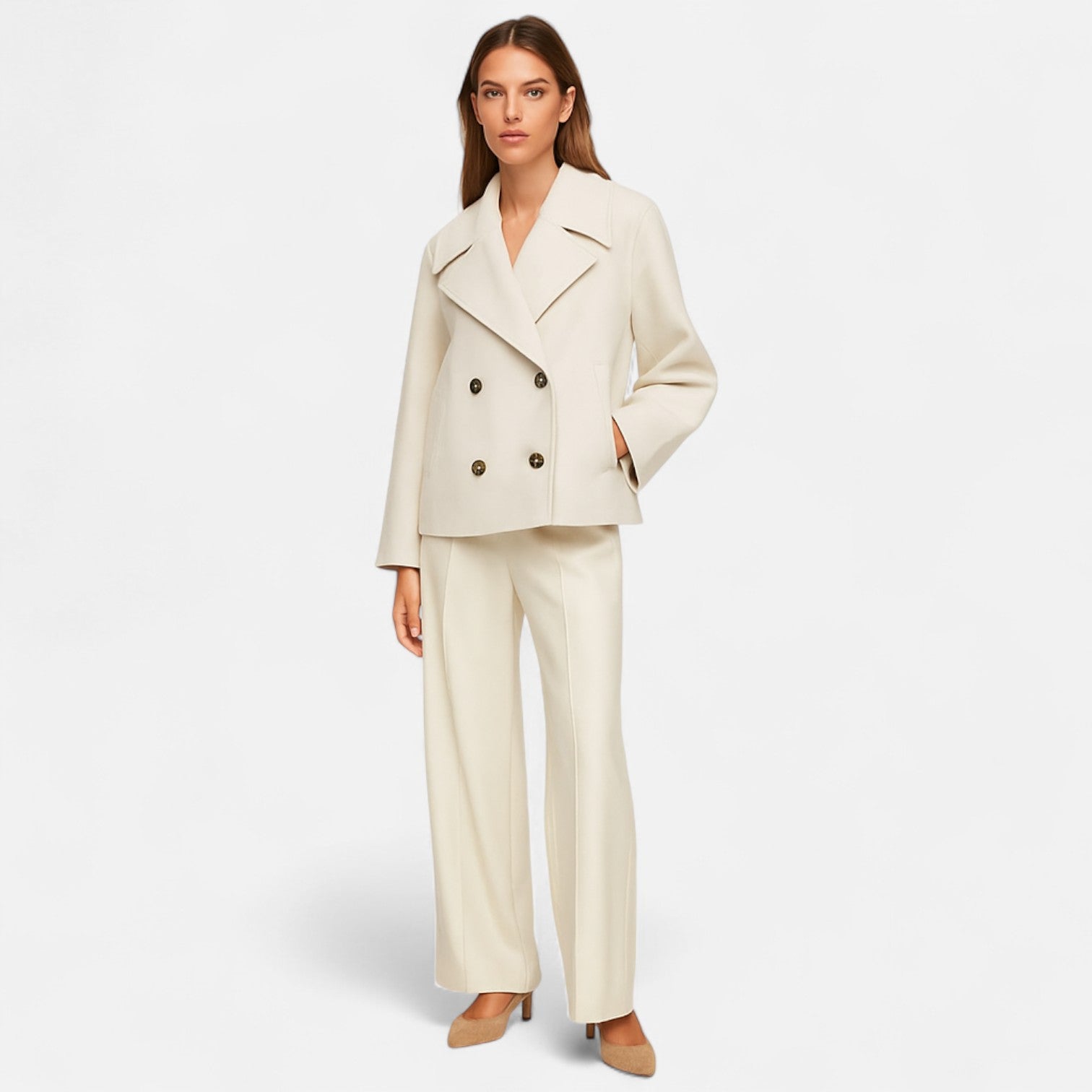Ancienne Monde | Minimalist Fitted Jacket for Women – Modern Structure, Effortless Elegance