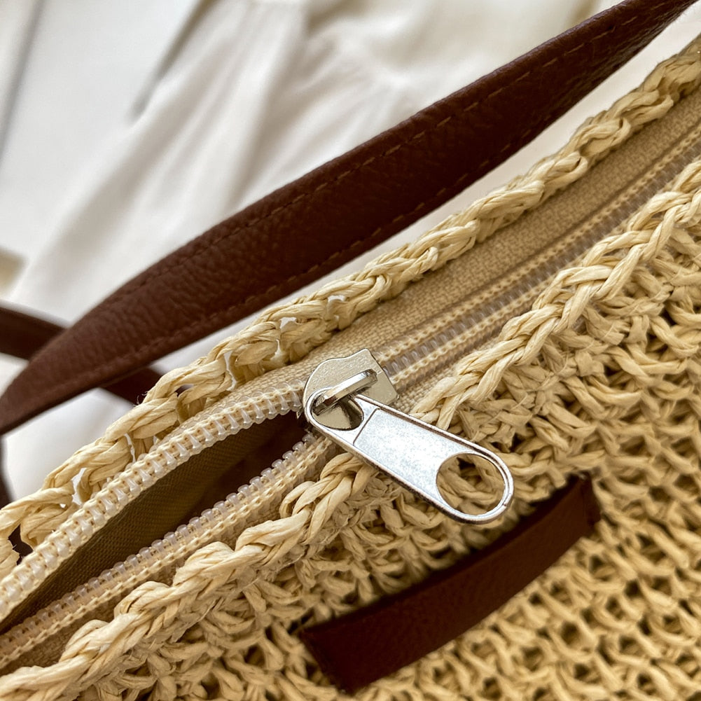 Large Bohemian women's handbag - soft mesh tote - casual use
