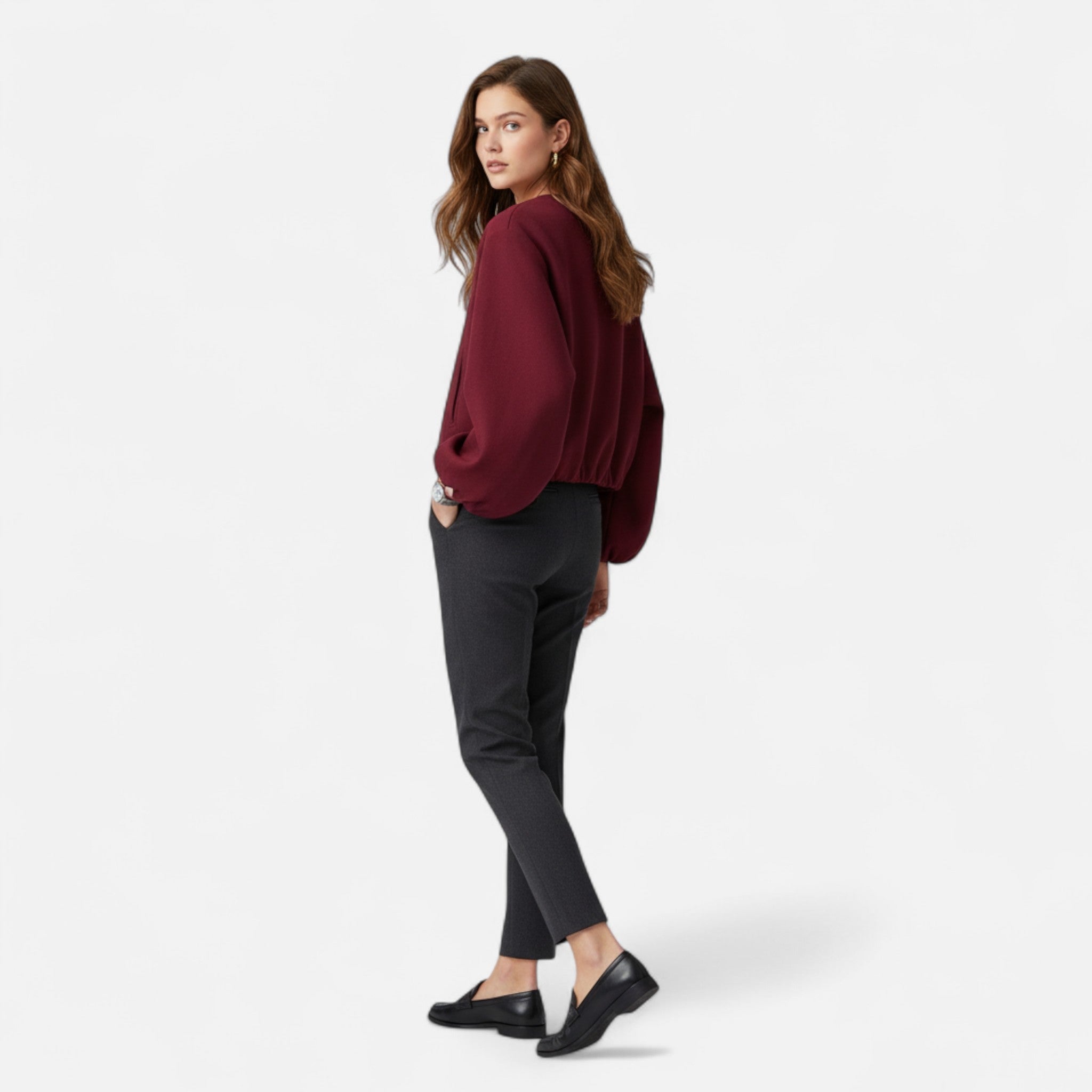 Ancient World | Women's Retro Round Zip Jacket