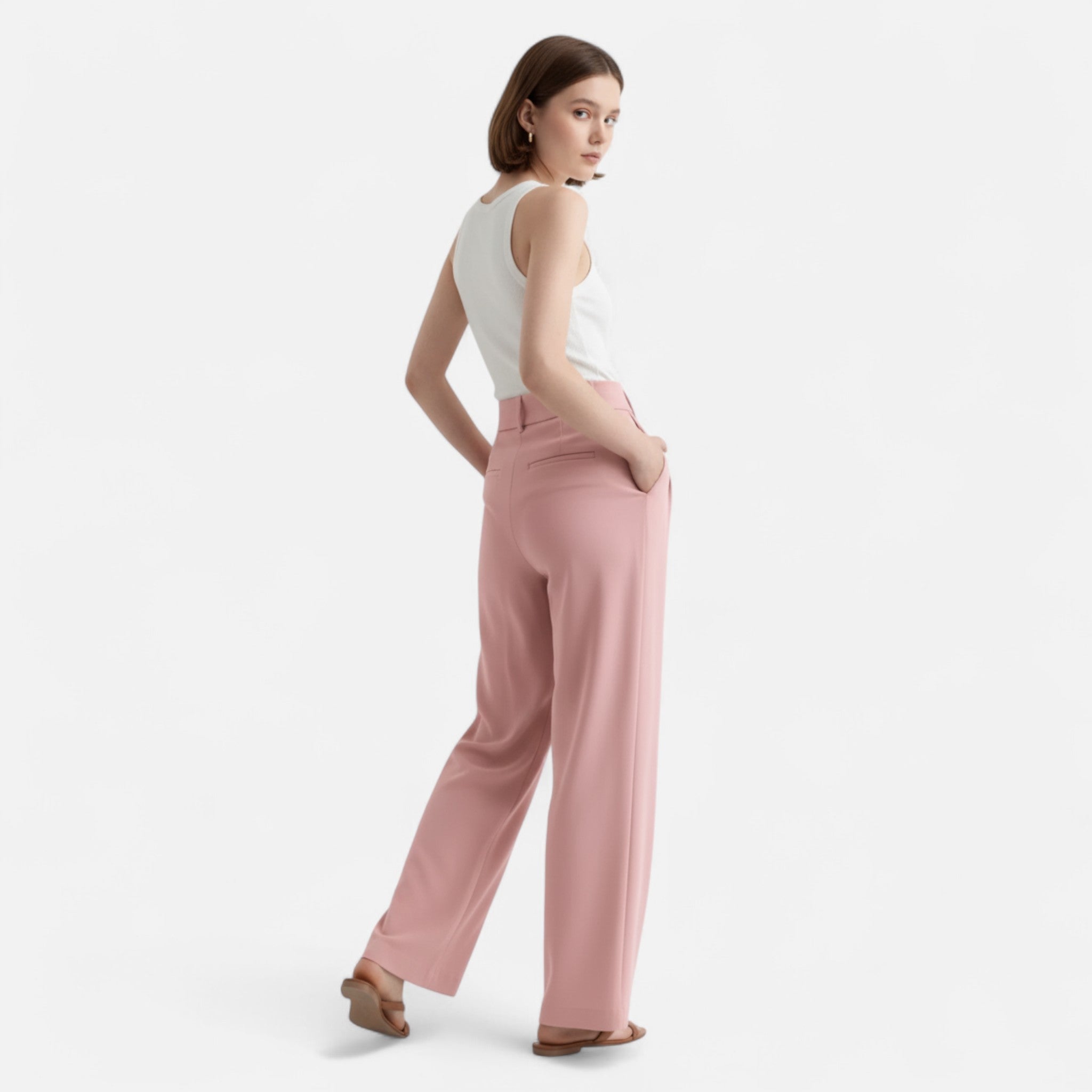 Ancient World | Women's High Waist Pants Timeless Elegance