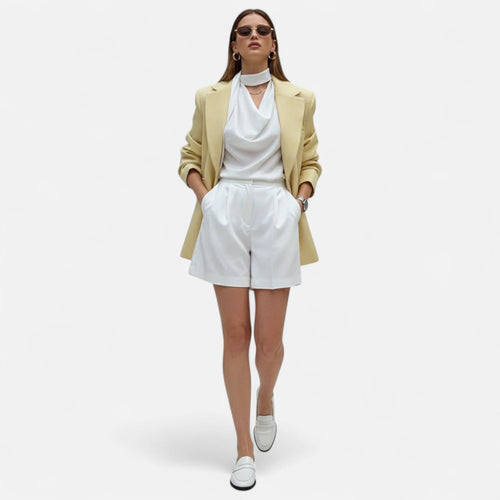 Ancient World | Women's Belted Blazer Loose Fit