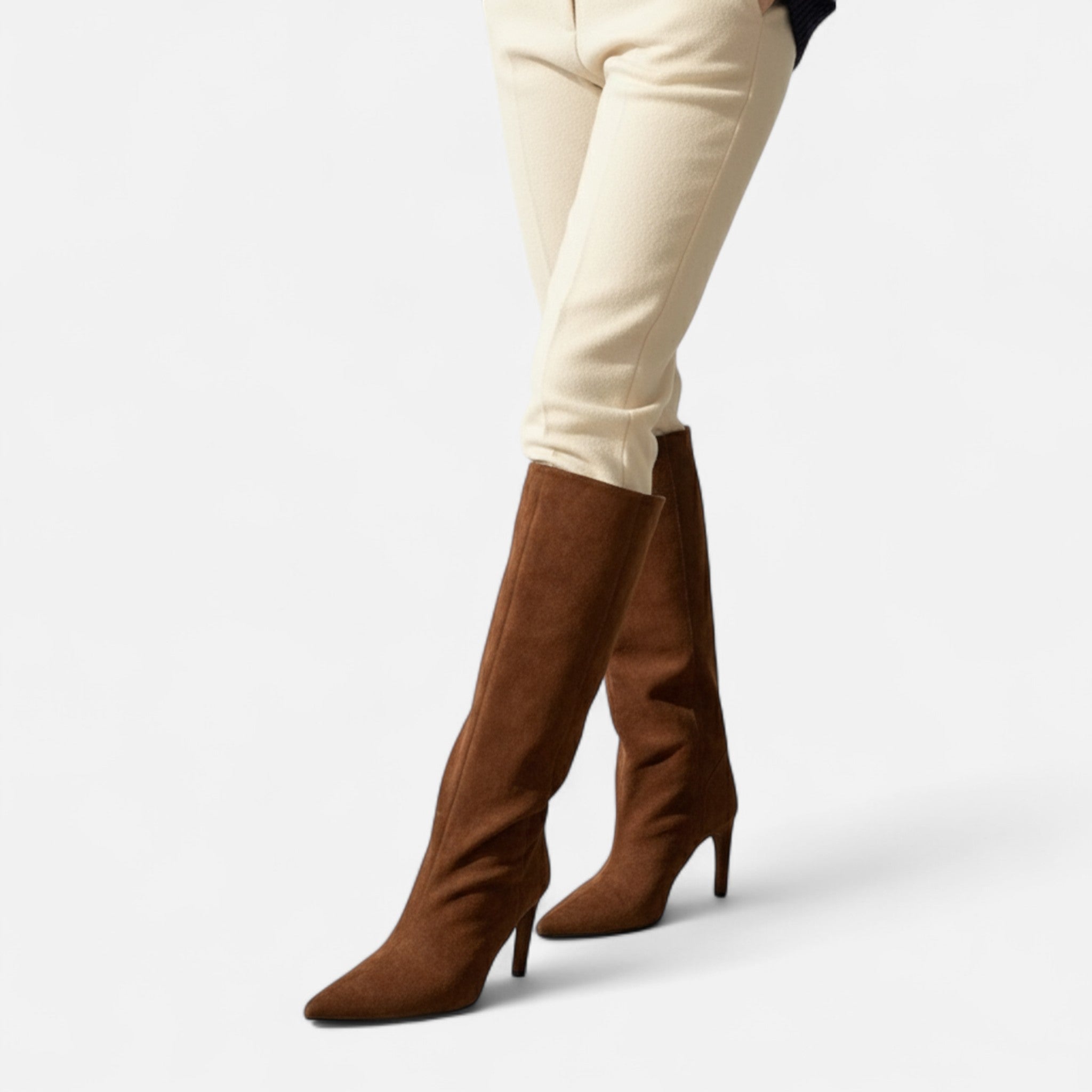 Ancient World | Women's Long Pointed Boots Stiletto Heel