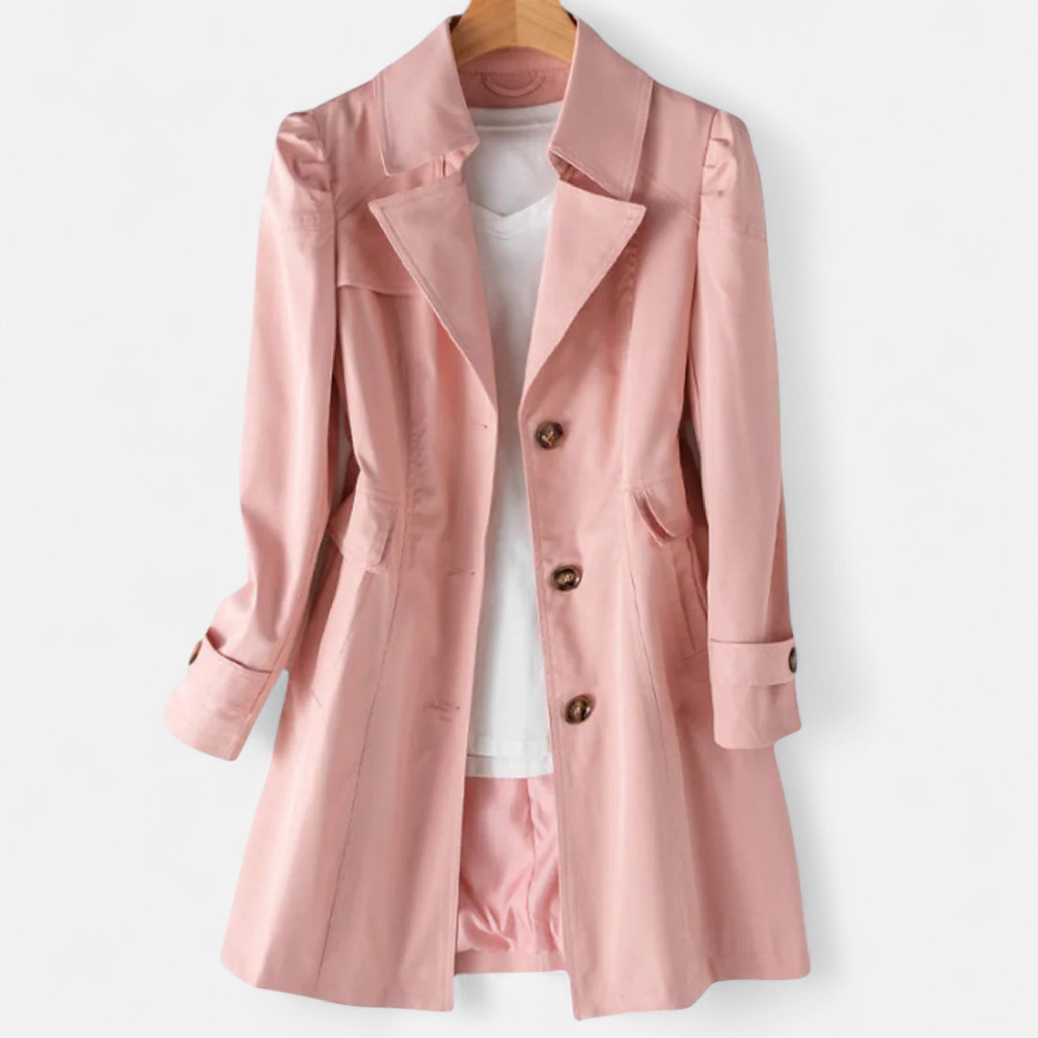 Ancient World | Timeless Women's Trench Coat Belted Inherited Elegance