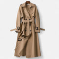 Ancient World | Long Women's Coat – Structured Warmth, Timeless Silhouette