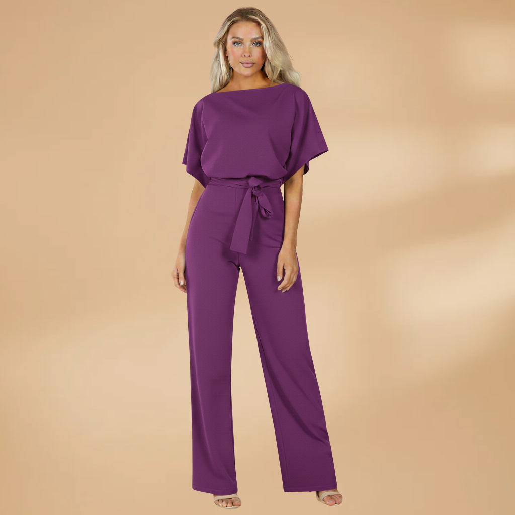 Summer jumpsuit for women - loose fit with wide legs and strap | vacation