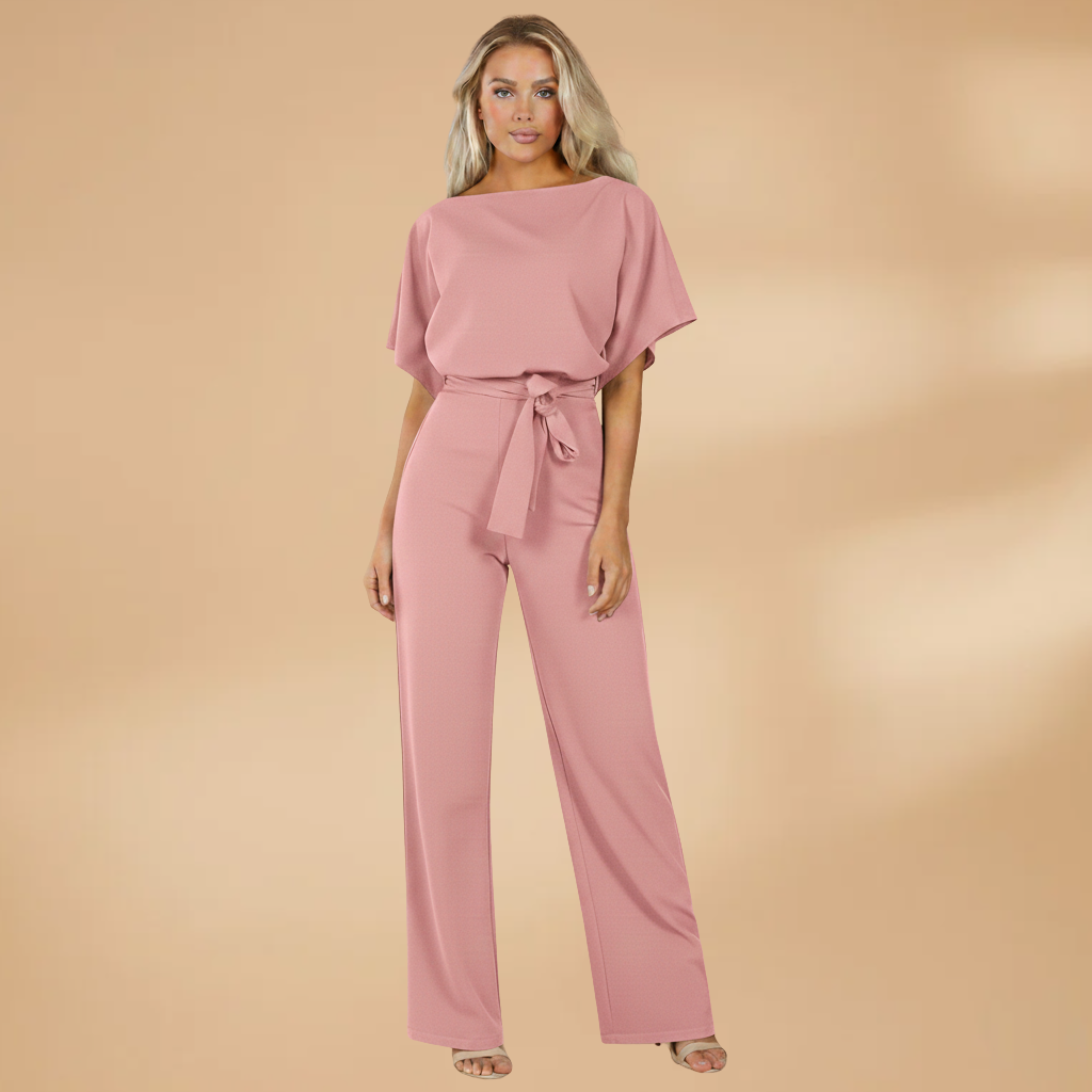 Summer jumpsuit for women - loose fit with wide legs and strap | vacation