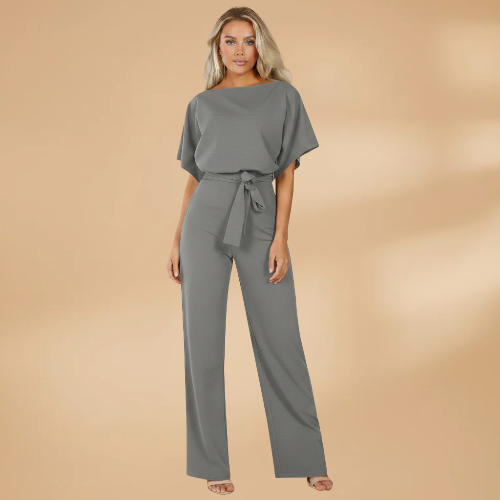 Summer jumpsuit for women - loose fit with wide legs and strap | vacation