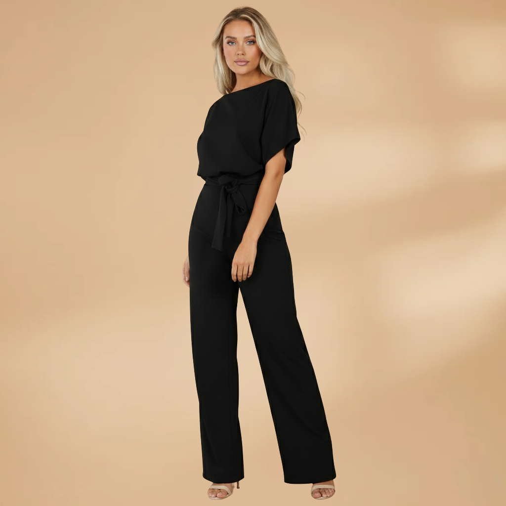 Summer jumpsuit for women - loose fit with wide legs and strap | vacation