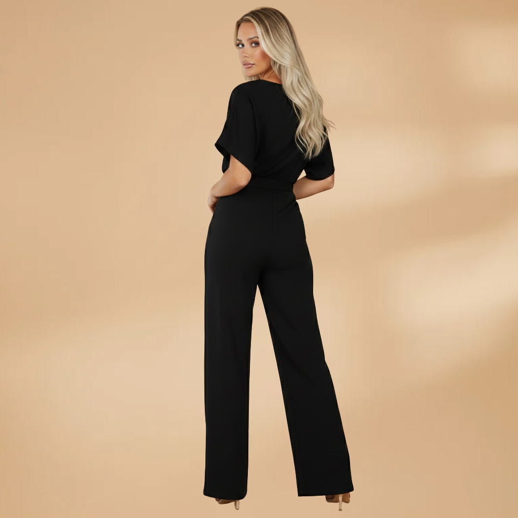 Summer jumpsuit for women - loose fit with wide legs and strap | vacation