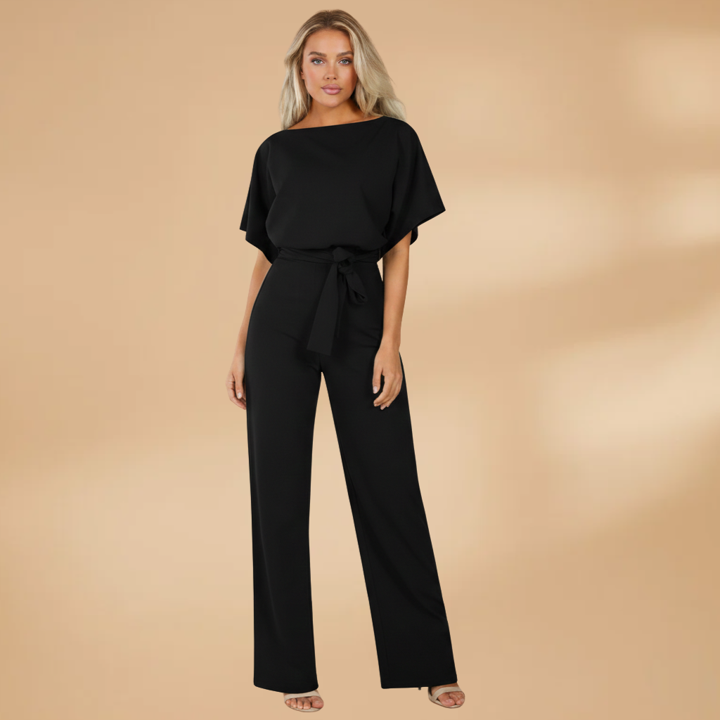Summer jumpsuit for women - loose fit with wide legs and strap | vacation