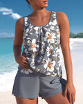 Tankini swimsuit for women — pool set with tank top and briefs