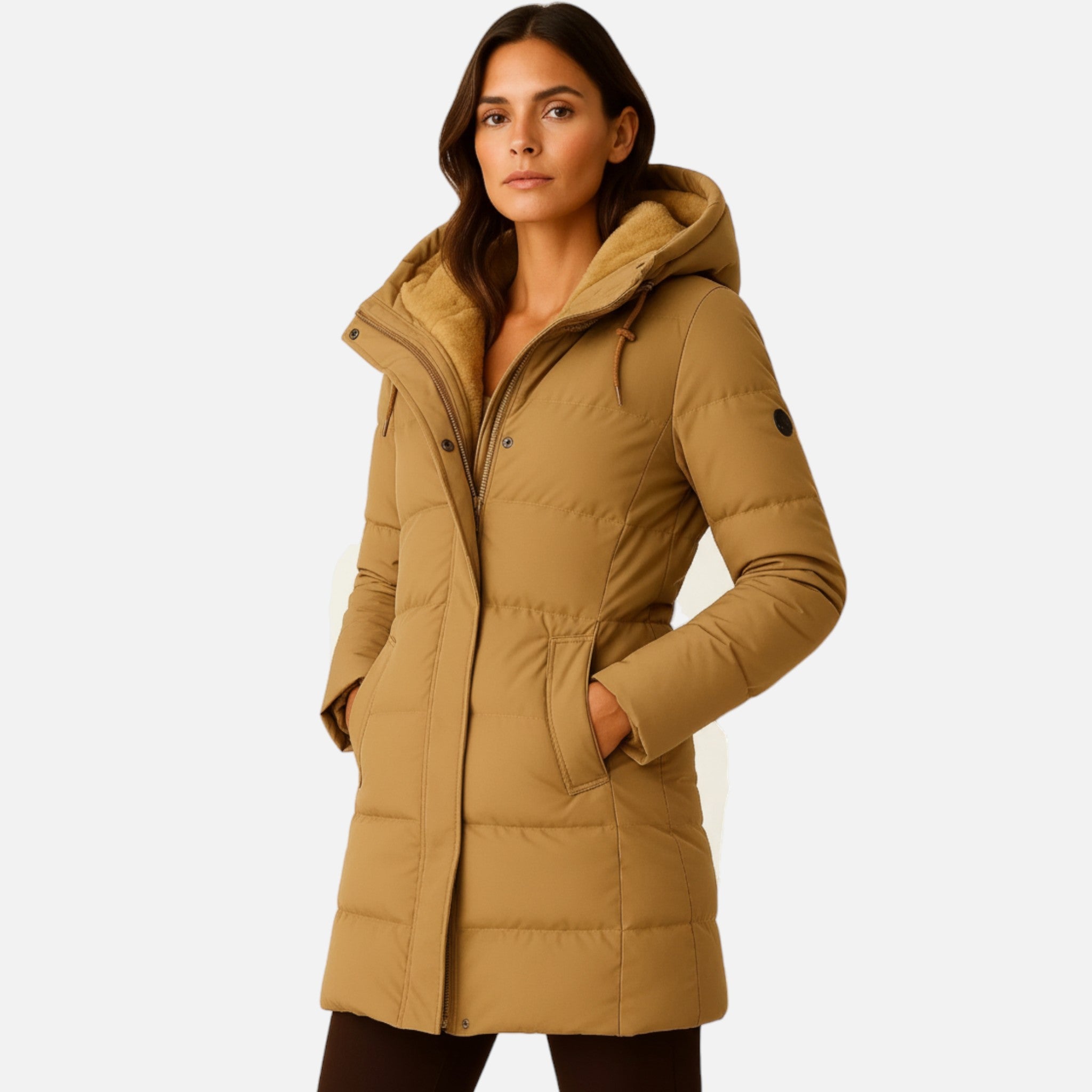 Ancient World | Elegant Down Jacket for Women – Refined Design Autumn/Winter