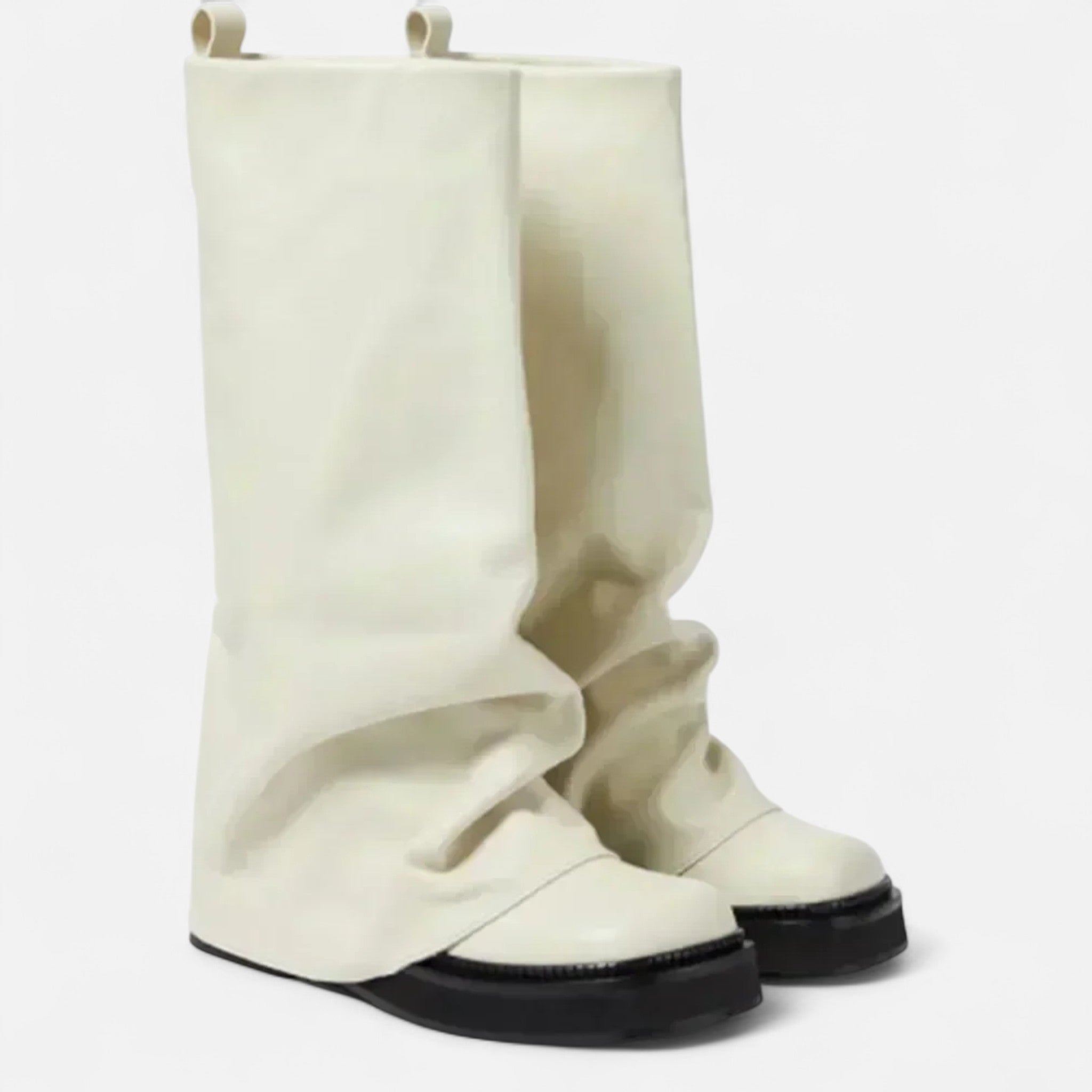 Ancient World | Women's High Boots Pleated Thick Sole