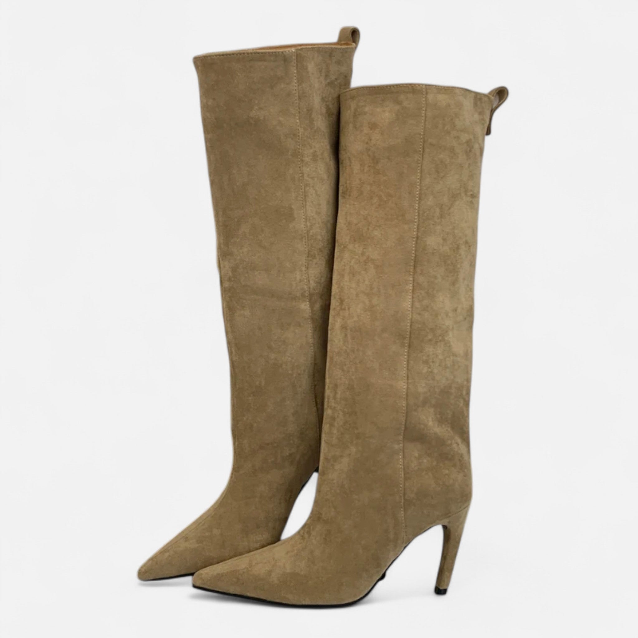 Ancient World | Women's Long Pointed Boots Stiletto Heel