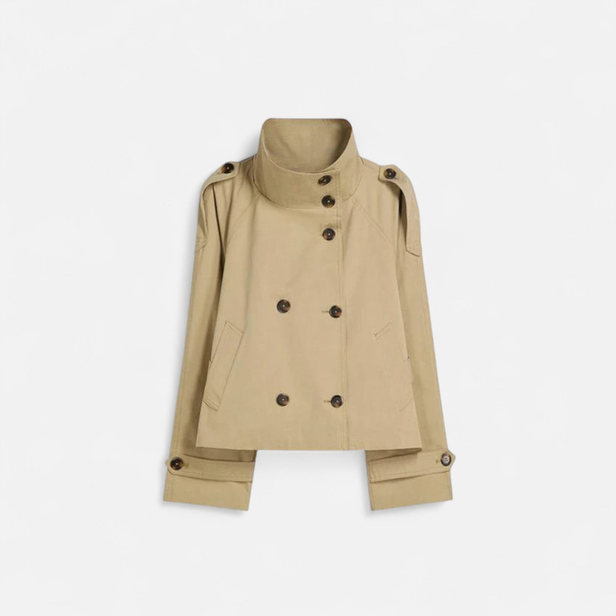 Ancient World | Women's Short Belted Trench Coat