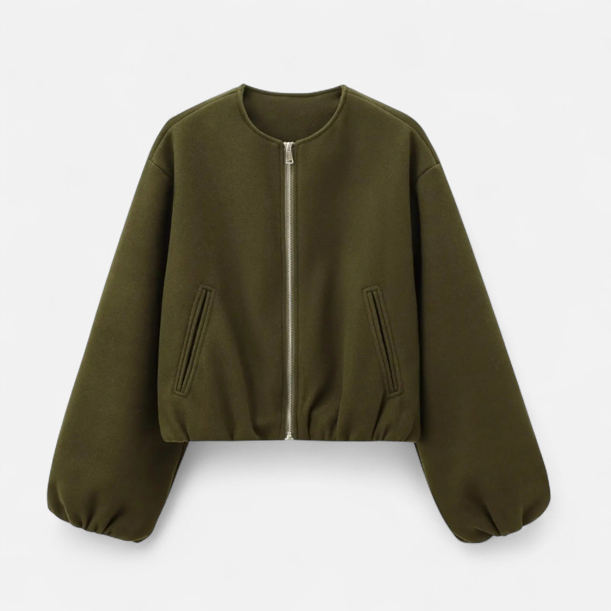 Ancient World | Women's Retro Round Zip Jacket