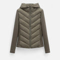 Ancient World | Women's Patchwork Hooded Down Jacket