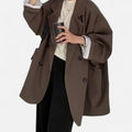 Ancient World | Women's Double-Breasted Loose Blazer