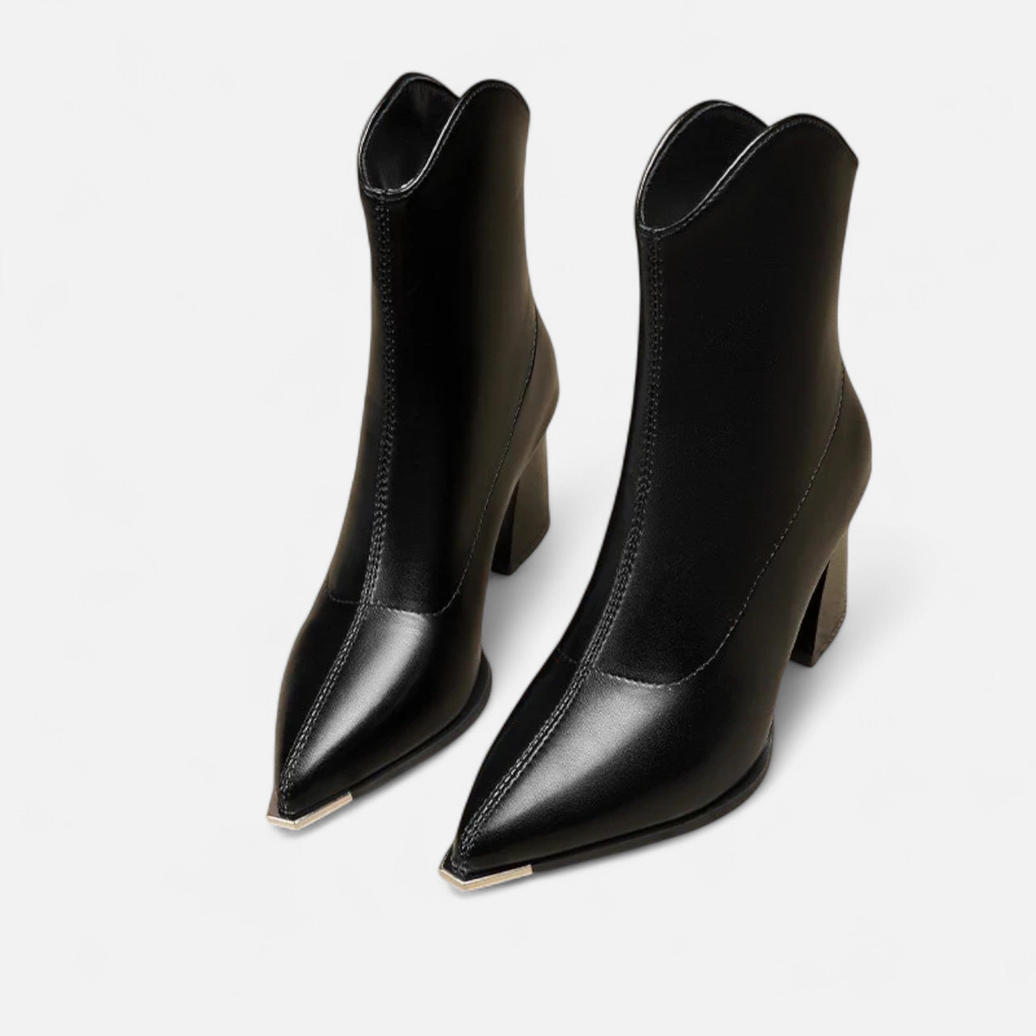 Ancient World | Women's Leather Chelsea Boots High Heel